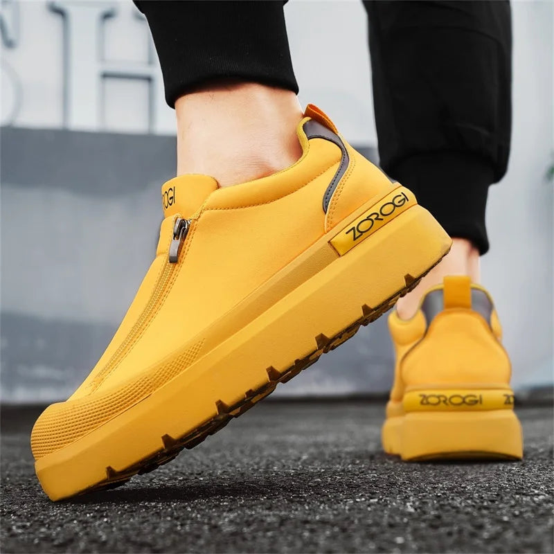 Atmungsaktive, trendige Herren-Sneaker mit Frontreißverschluss 