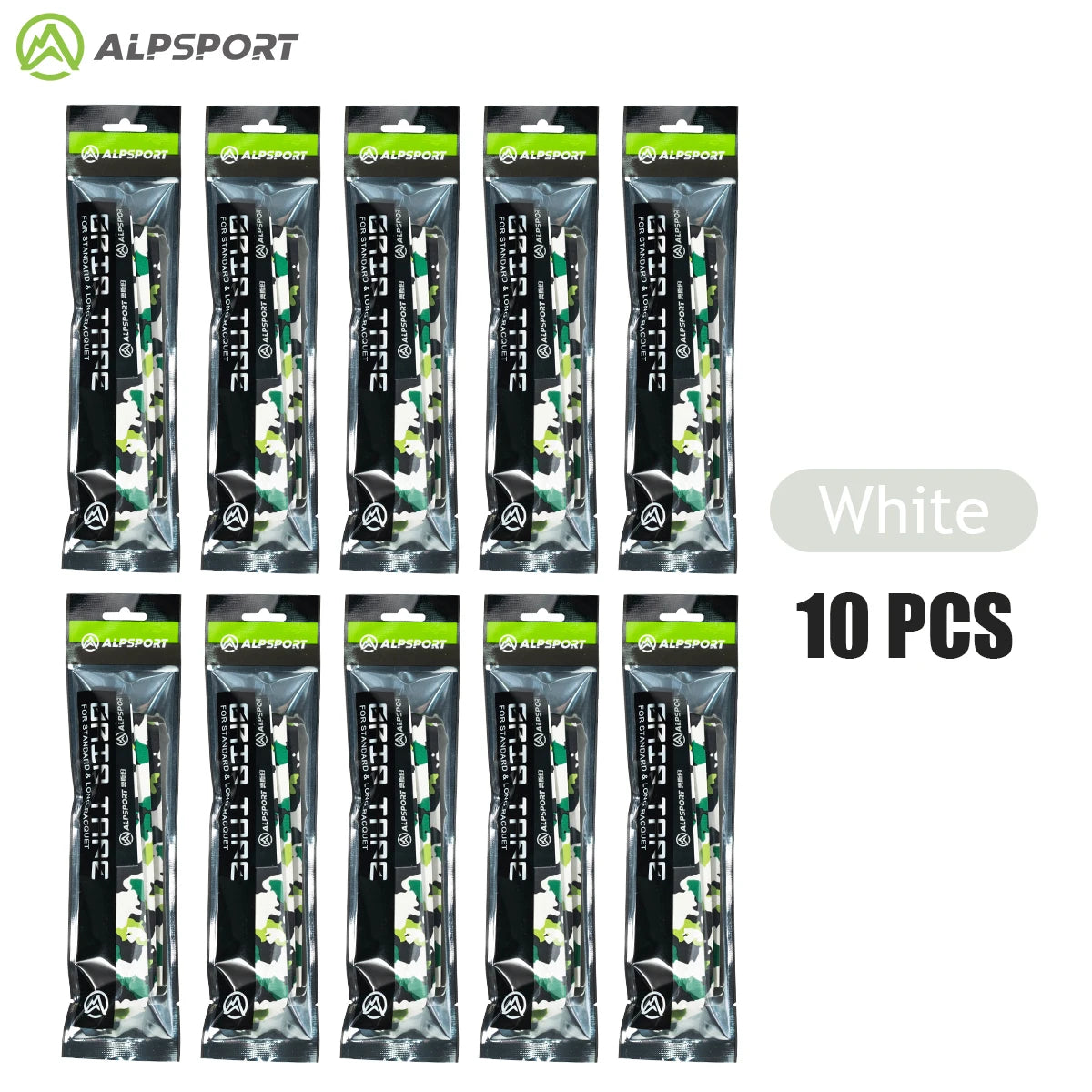 10Pcs Anti-Slip Racket Handle Tennis Grip Tape