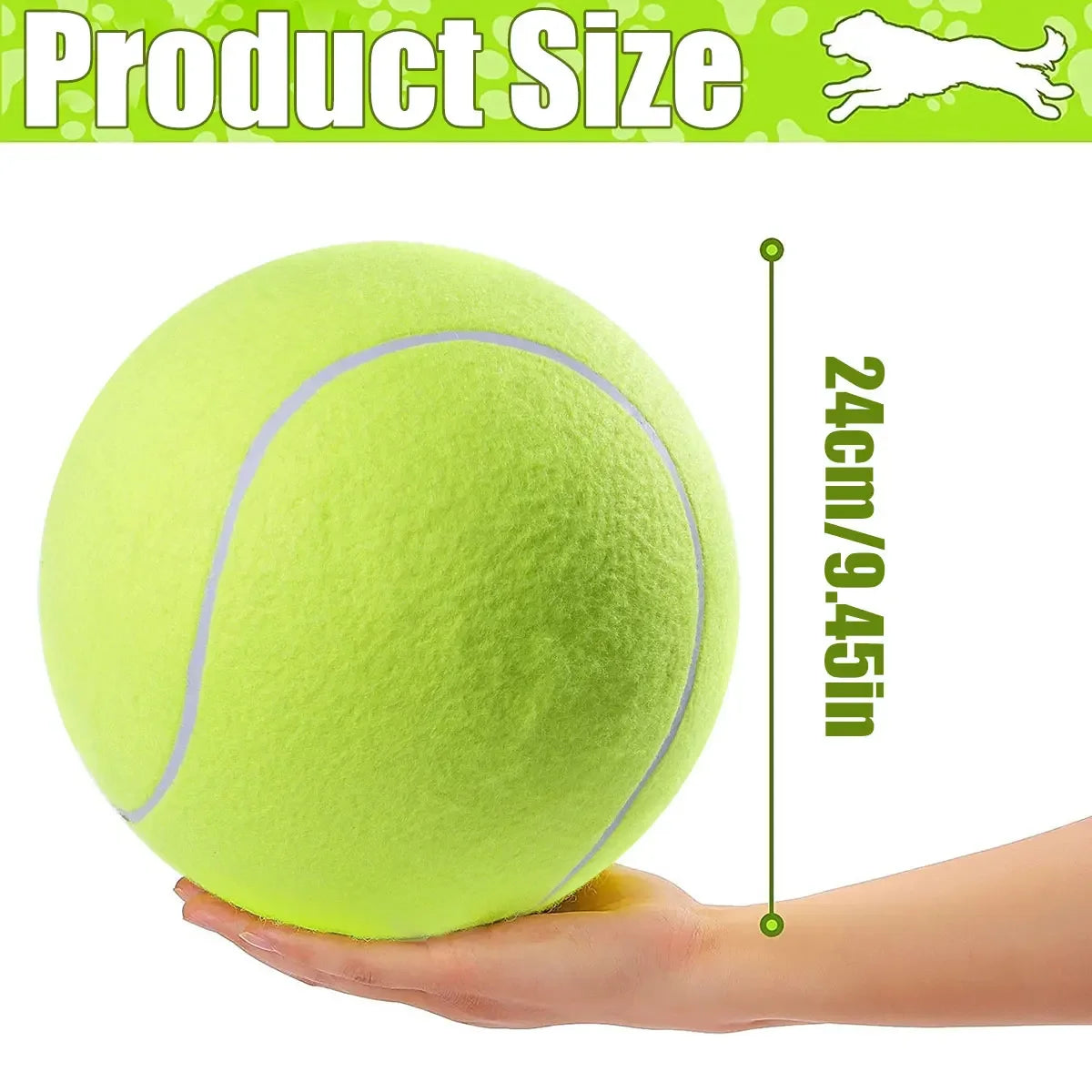 24CM Giant Tennis Ball for Dogs