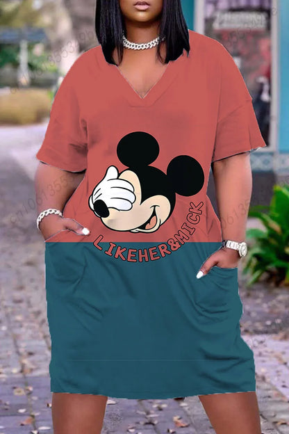 Bedrucktes Damen-Sweatshirt mit Kapuze Disney Herbst/Winter