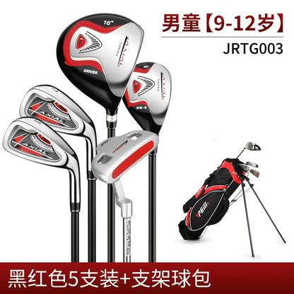 Golfschläger für Rechtshänder, inklusive Standbag und Schlägerhauben – Leichte Junior-Golfschläger