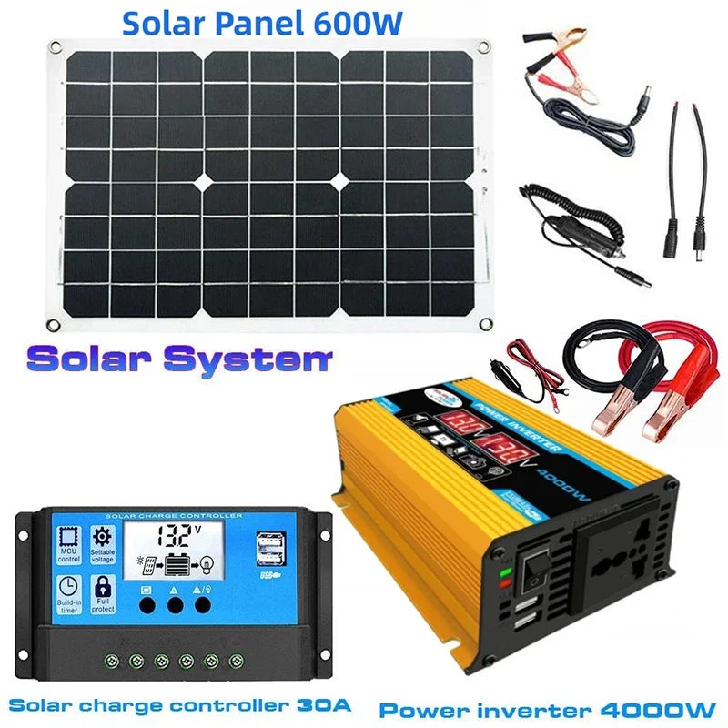 110V/220V Solar Inverter - Complete Solar Power Kit