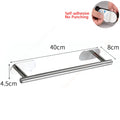 Towel bar silver