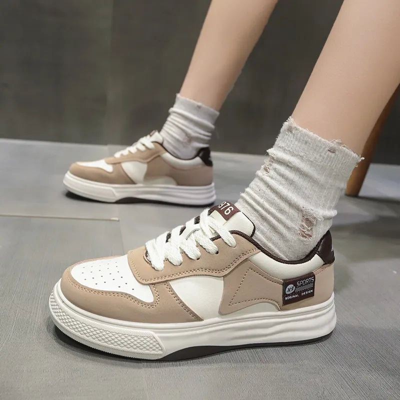 Women's Thick-Sole Flat Sneakers