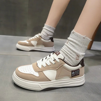 Women's Thick-Sole Flat Sneakers