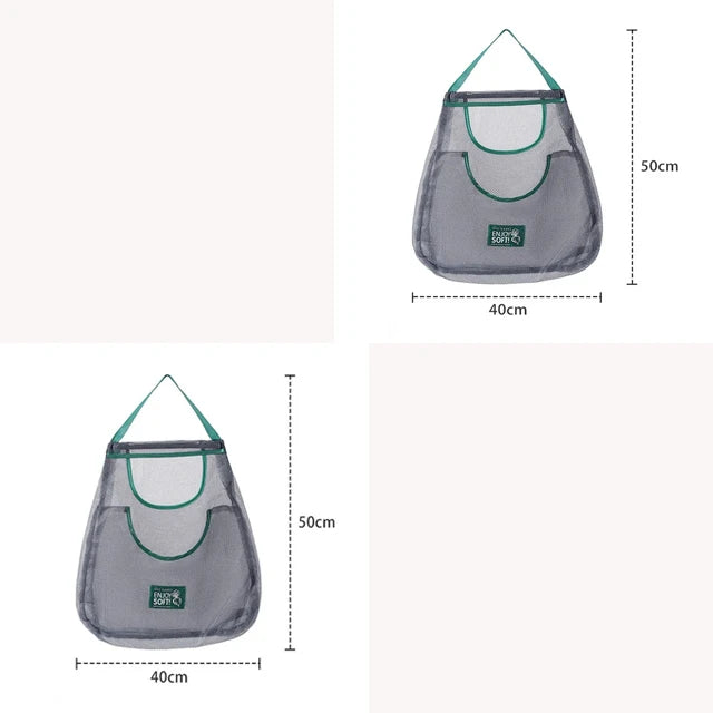 Kitchen's Multi-Layer Hanging Mesh Bags