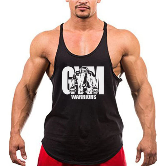 Breathable Cotton Men's Fitness Tank Tops