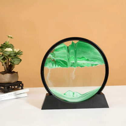 Round 3D Deep Sea Sandscape Sand Art
