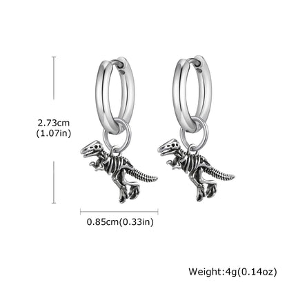 Herren-Ohrstecker-Set aus Edelstahl