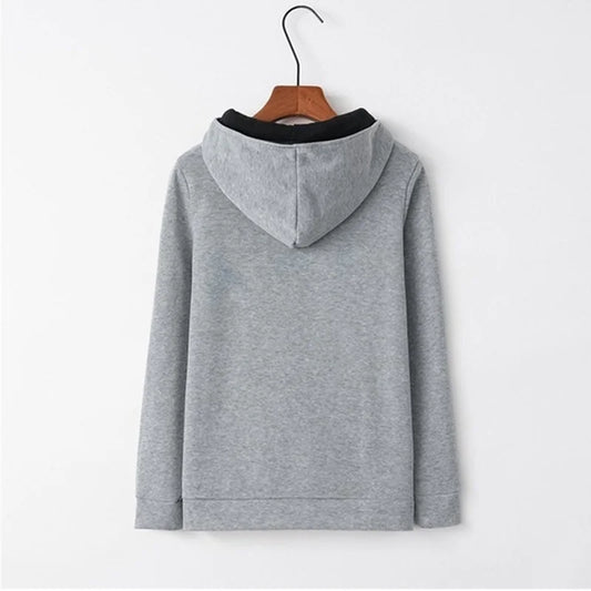 Women's LongSleeve Love Heartbeat Print Streetwear Hoodies