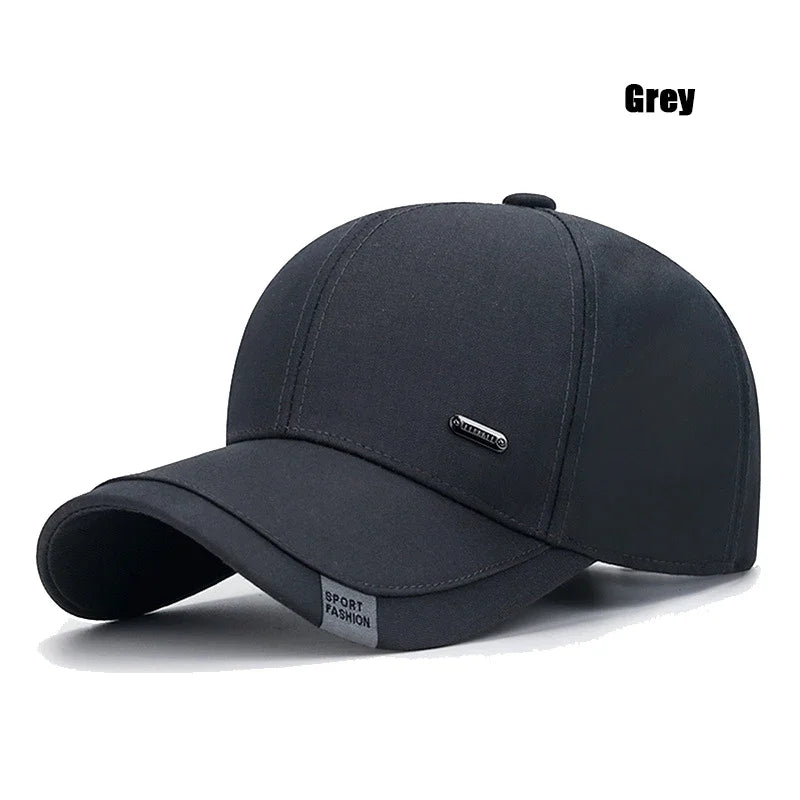 Men’s Cotton Trucker Baseball Cap – Breathable Adjustable Snapback Hat
