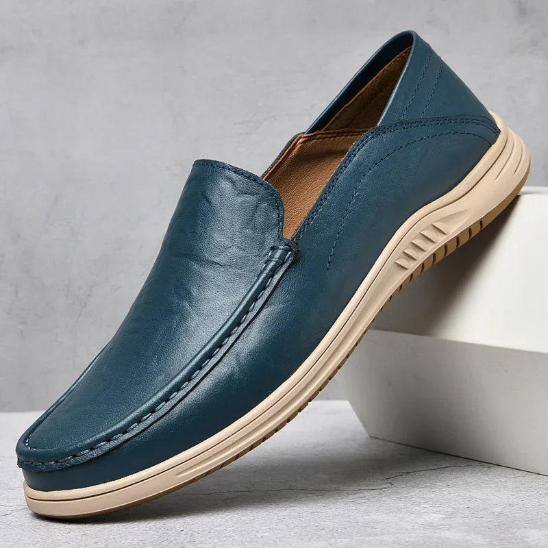 loafers men, genuine leather, mens leather loafers, genuine leather loafers, breathable loafers