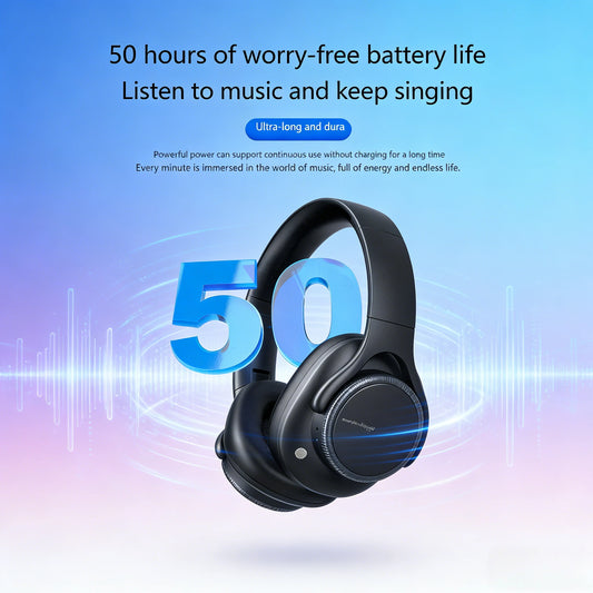 Kabelloses Bluetooth-Headset mit Geräuschunterdrückung für PC-Gaming 