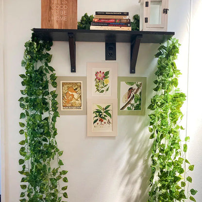 Garland Wall Ivy Fake Leaves - Artificial Hanging Vines