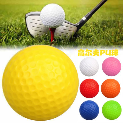 10-Pack PU Foam Golf Balls for Practice