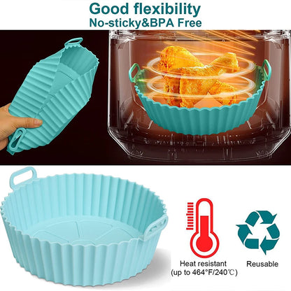 Reusable Silicone Basket & Tray for Airfryer
