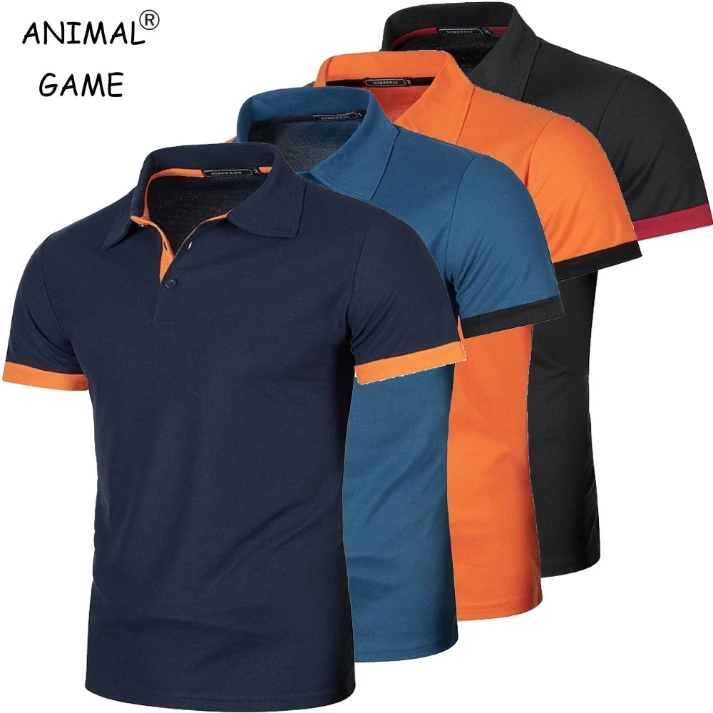 Nouveau polo de couleur unie