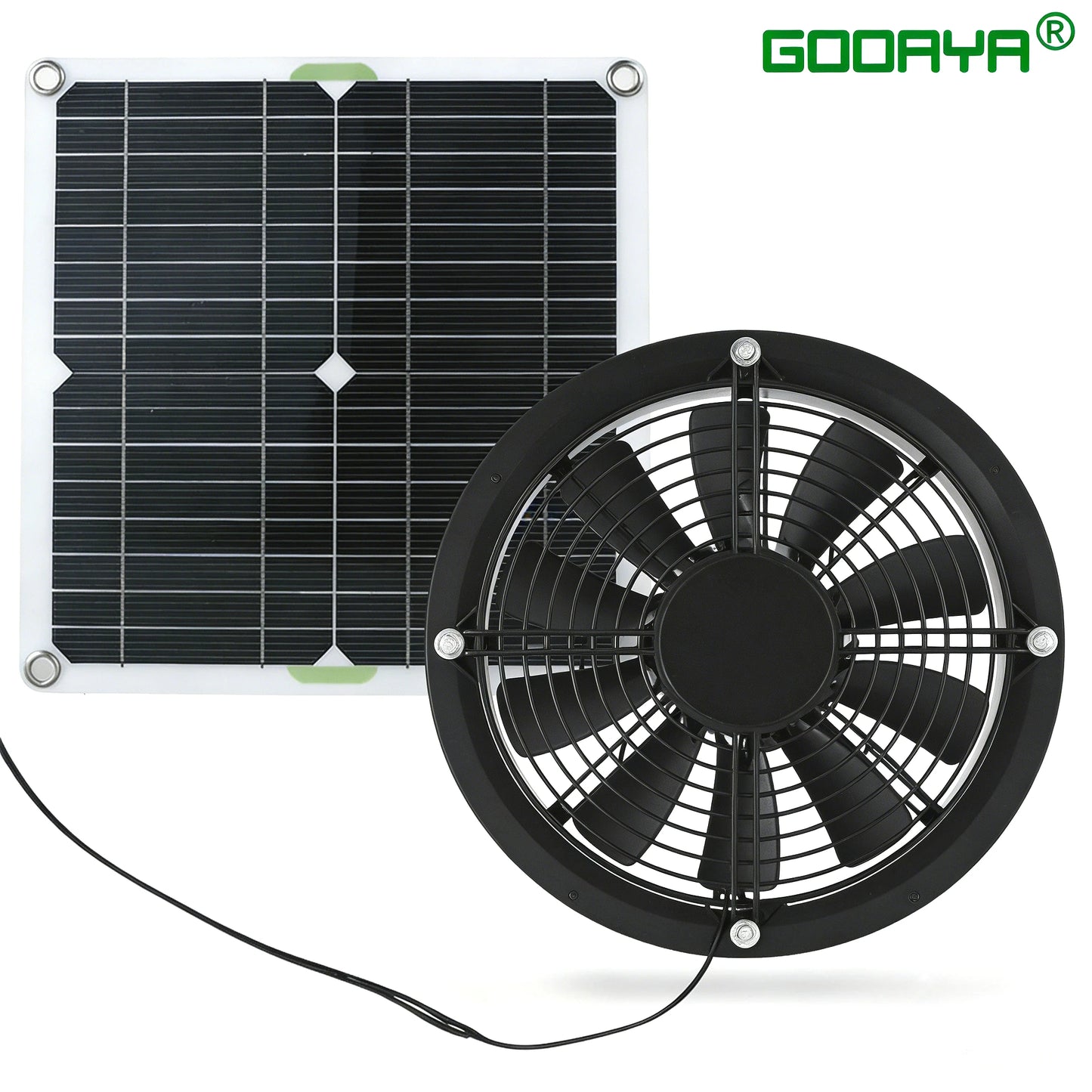 IP65 Waterproof 12V Solar Powered Fan Kit