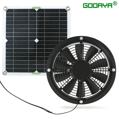 IP65 Waterproof 12V Solar Powered Fan Kit
