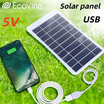 Portable C Type Phone Charging Mini 5V Solar Panel