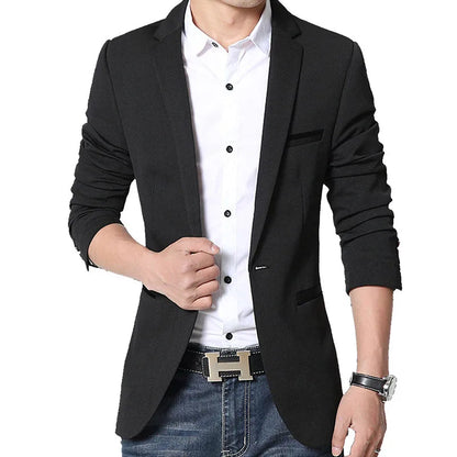 Brand Men's Casual Blazer - Slim Fit