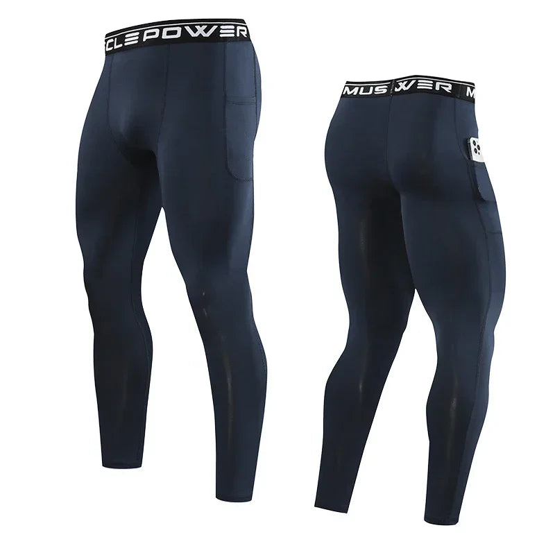 Men's Yoga Dry Fit Running Tight Leggings