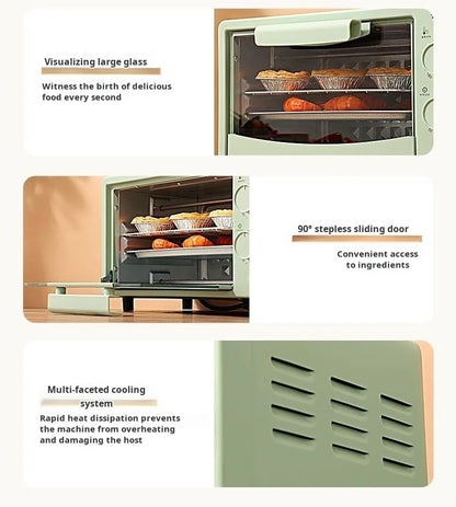 Multifunktions-Backofen mit großer Kapazität, automatischer Mini-Elektro-Pizzaofen