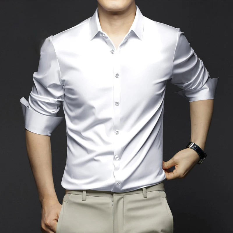 Chemise à manches longues pour hommes 6XL