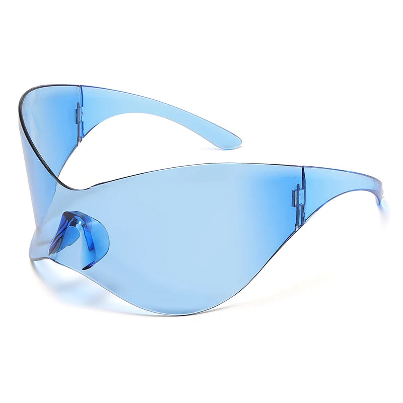 Unisex Sports Oversized Y2K Rimless Sunglasses