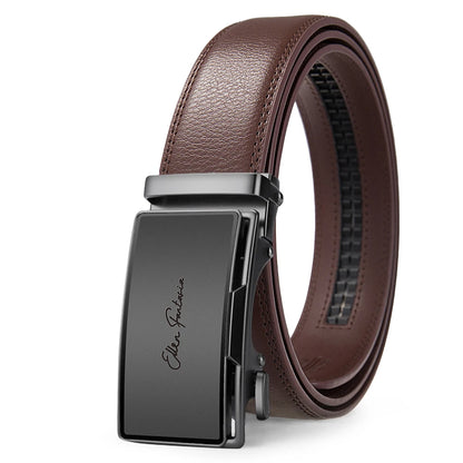 Men's Designer Automatic Alloy Buckle Leather Belts