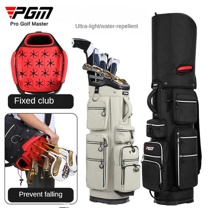 PGM QB166 : Sac de golf standard léger avec porte-club fixe