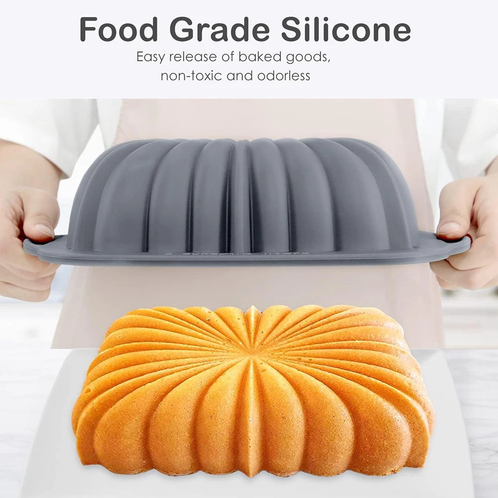 Silicone 3D Bread Muffin Baking Mold