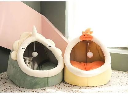 Zelthöhle, bequemes Schlafbett für Haustiere