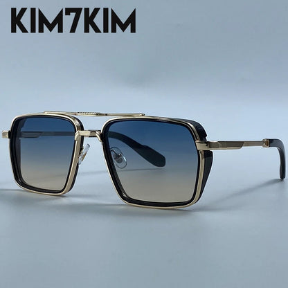 Men's Oversized Steampunk Square Sunglasses