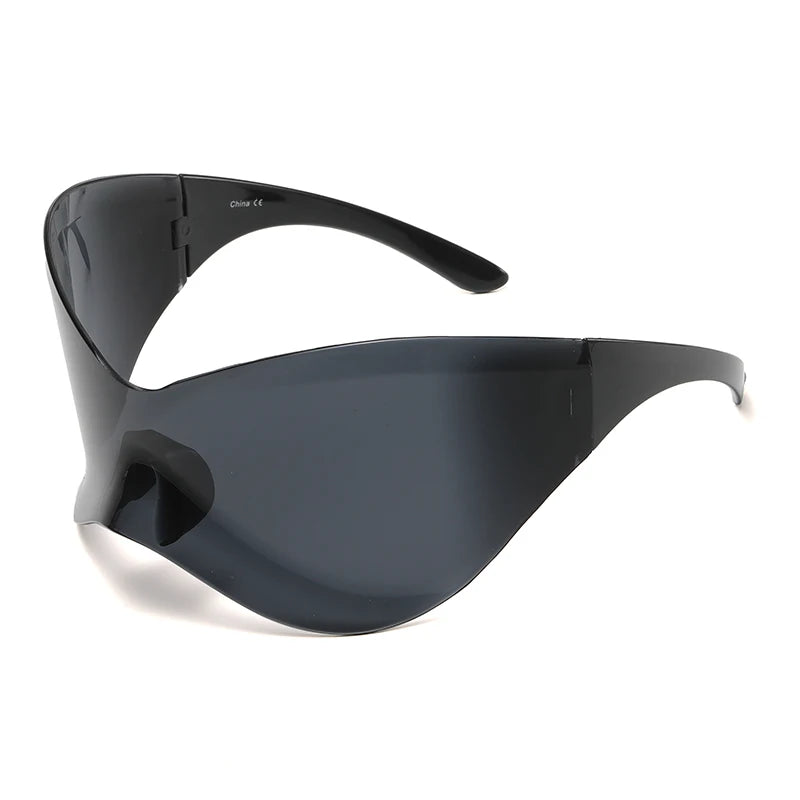 Unisex Sports Oversized Y2K Rimless Sunglasses