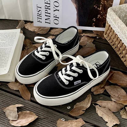 Spring Candy Color Classic Platform Canvas Shoes Women's Sneakers