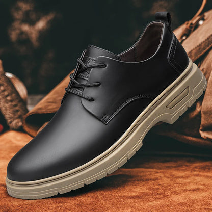 Bequeme, handgefertigte Herren-Lederschuhe zum Schnüren