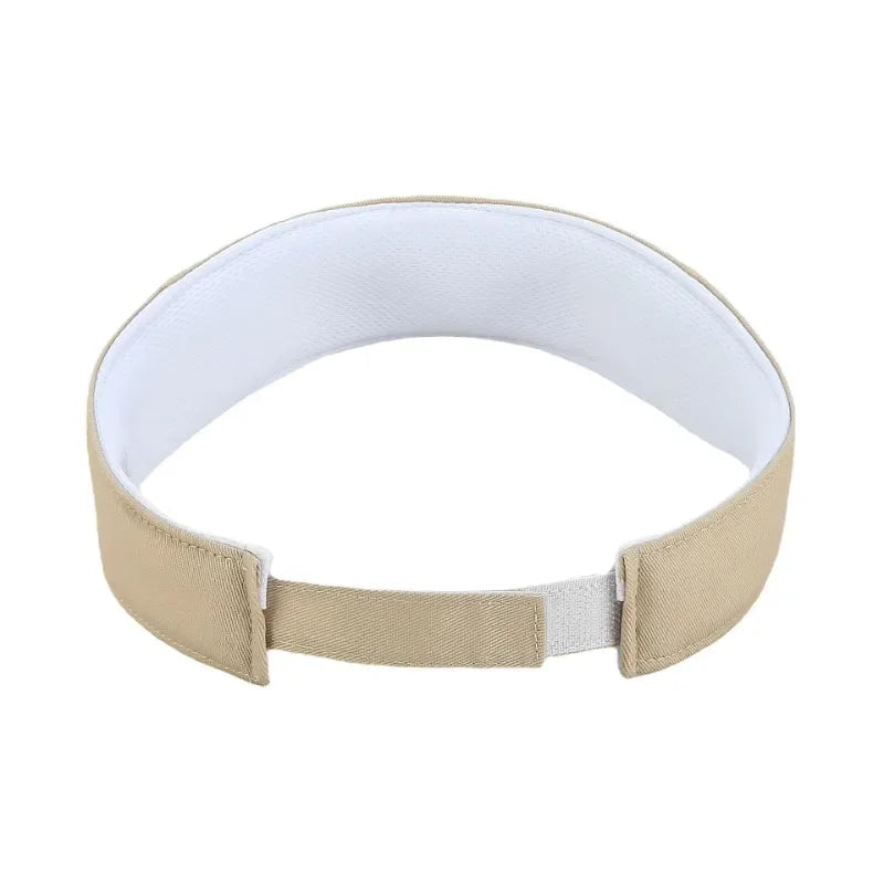 Sun-Proof Empty Top Women Golf Visor Hat