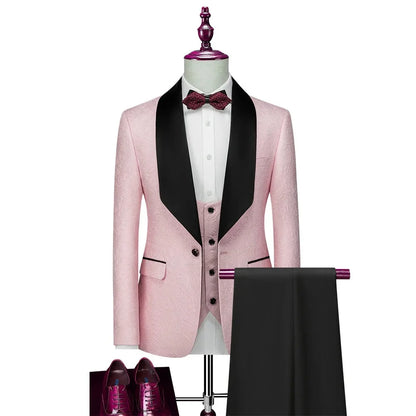 3-Piece Men's Wedding Suit