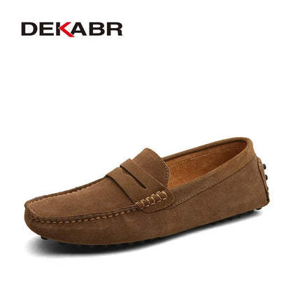 Frühling/Sommer Hochwertige echtes Leder Herren Mokassins Loafers