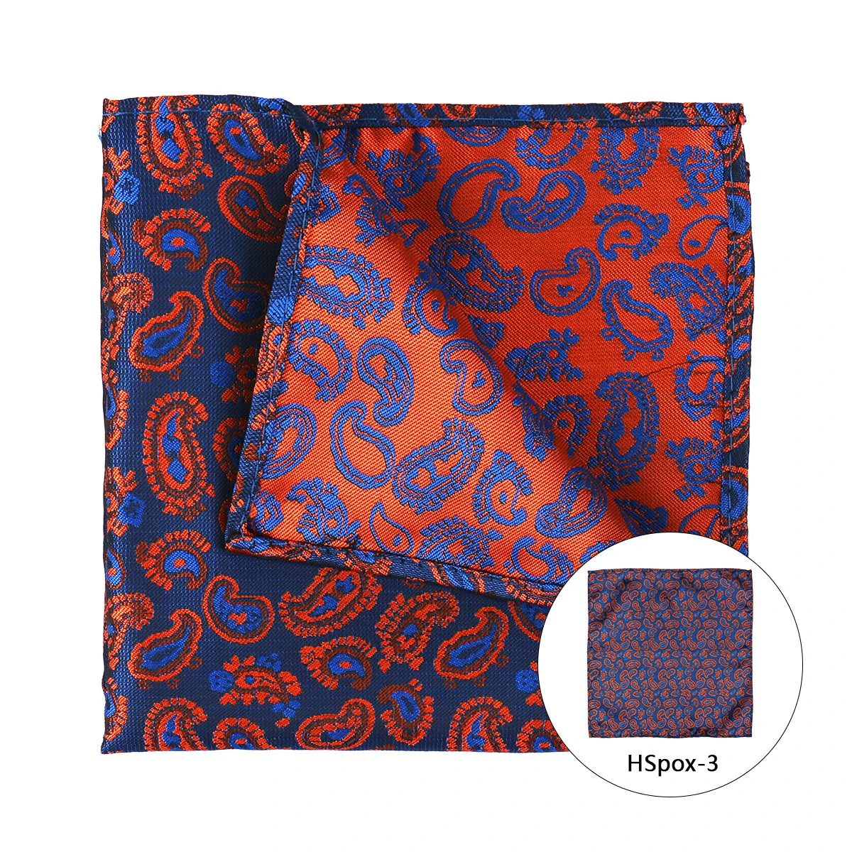 Pochette de costume homme à motif cachemire multicolore – Mouchoir de mariage tissé jacquard