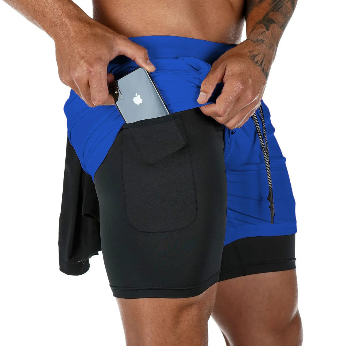 Breathable Quick-Dry Fitness Shorts for Men