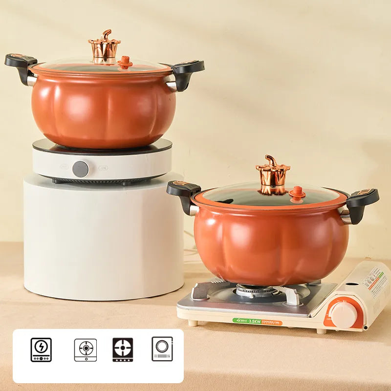Multifunctional Cast Iron Pumpkin Pot