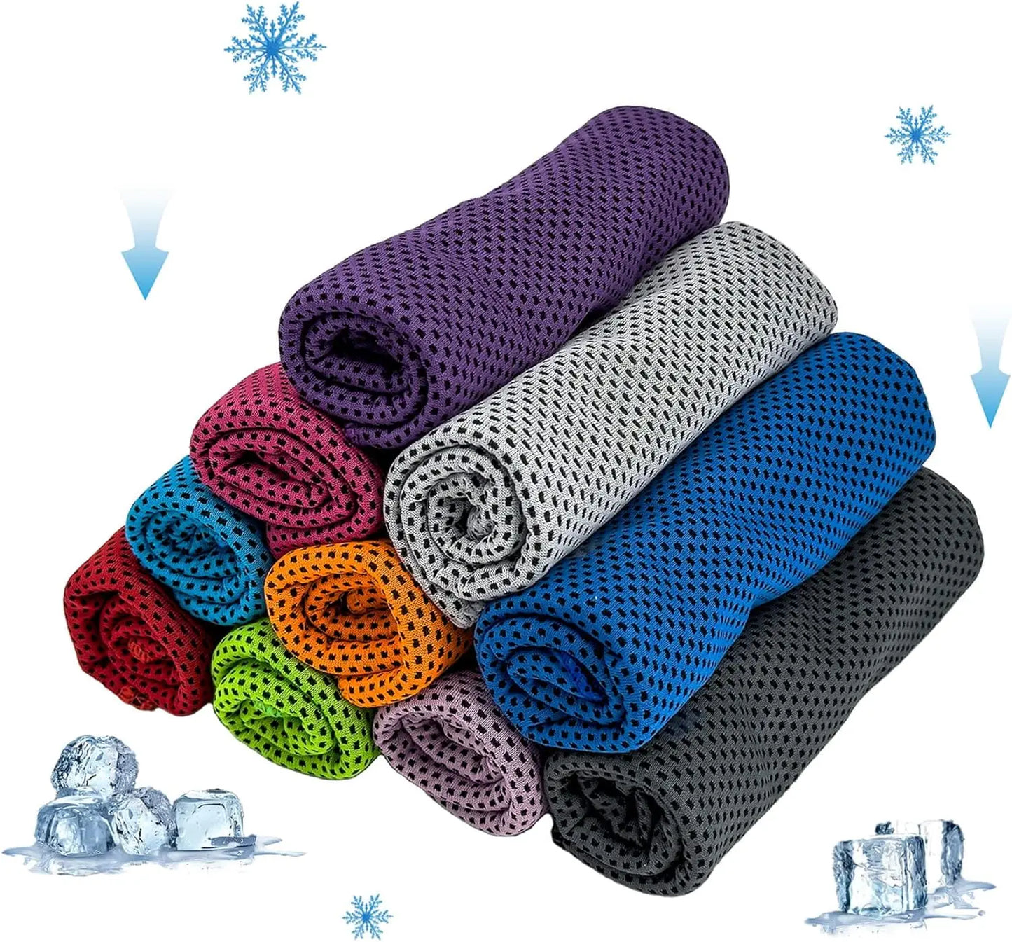 Stay Cool Anywhere with 10 Pack Cooling Towels