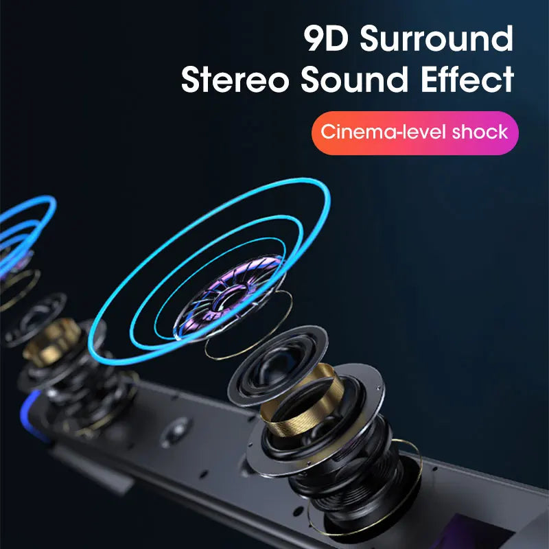 4D Stereo Sound Bluetooth Computer Speaker