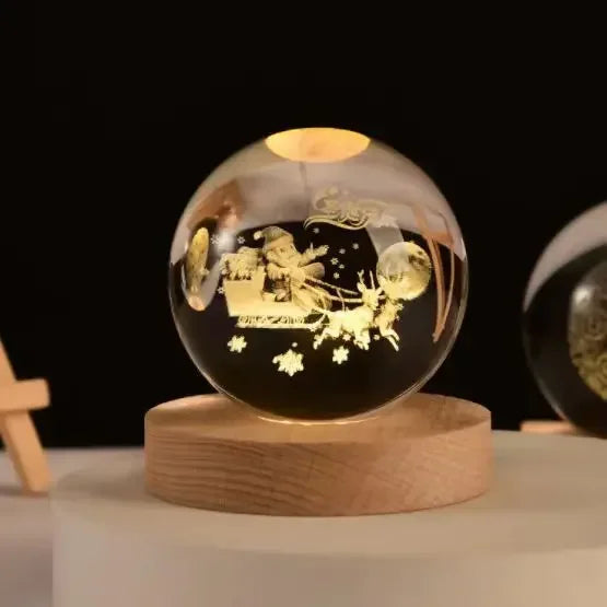 3D-Kristallplaneten-Nachtlicht-Astronomie-Globus