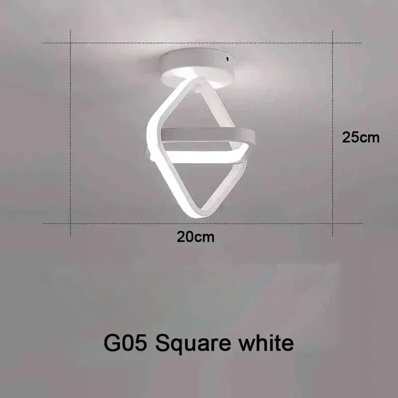 Minimalist Living Room LED Strip Ceiling Lights