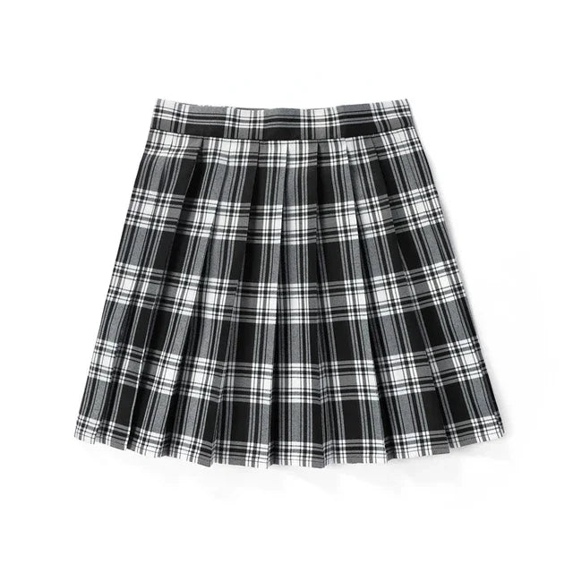 Jolie mini-jupe à carreaux Harajuku