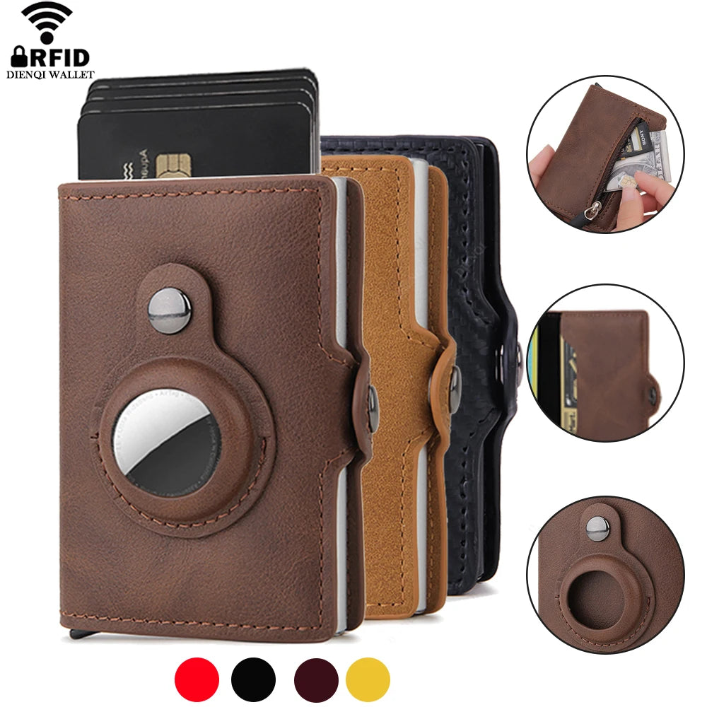 RFID Wallet for Men & Women — Slim Credit Card Holder Case RFID Blocking Bank Card Wallet