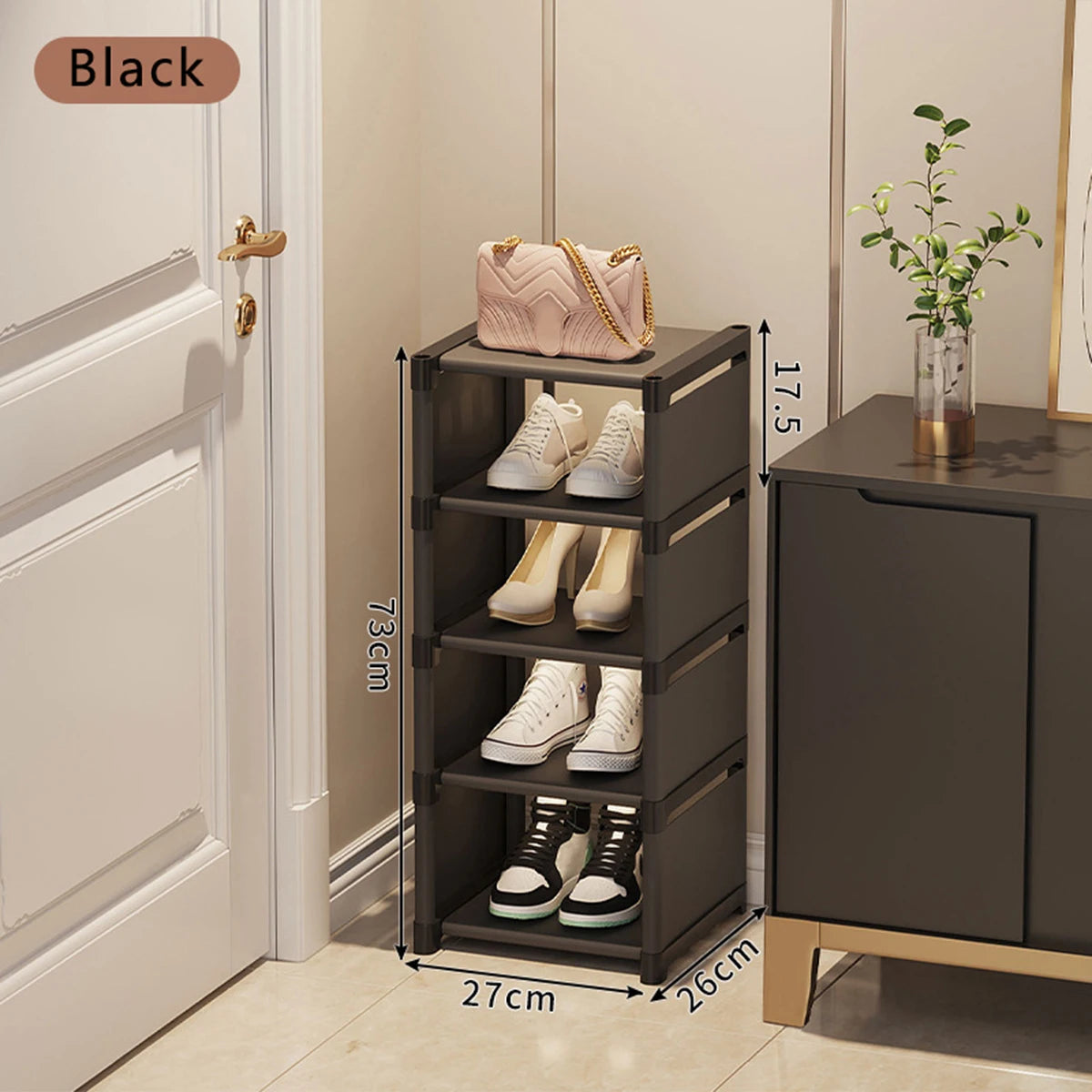 Mehrschichtiger, staubdichter Schuhschrank-Organizer